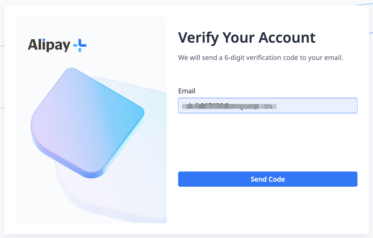 Account setup and login | Alipay+ Partner Workspace User Guide ...