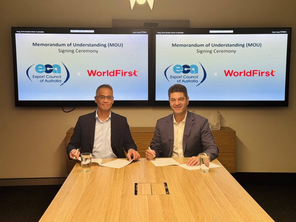 Export Council of Australia and WorldFirst Announced Strategic Partnership to Boost Cross-Border SME Growth from Australia