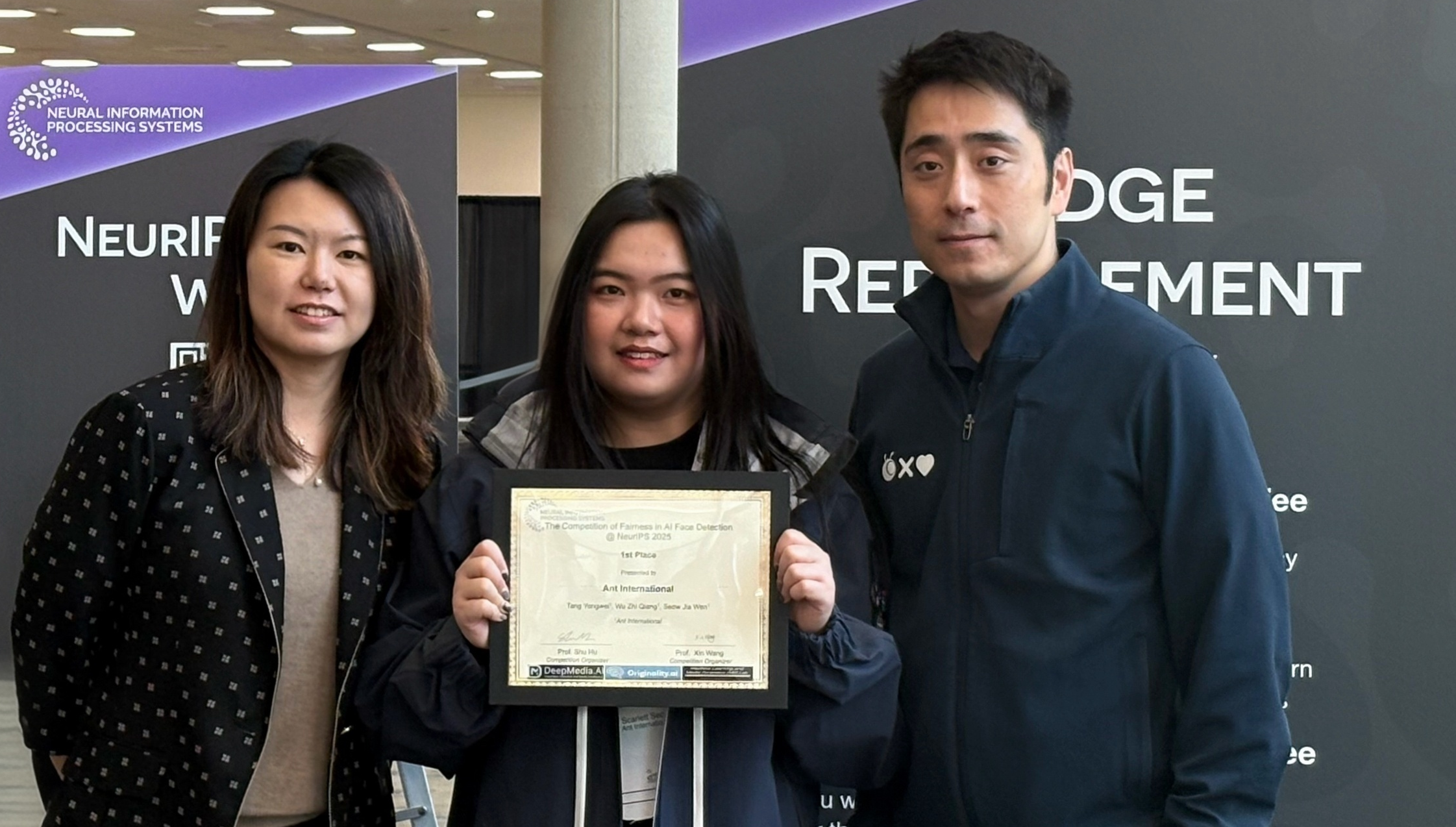 Ant International Wins Champion of NeurIPS Competition of Fairness in AI Face Detection
